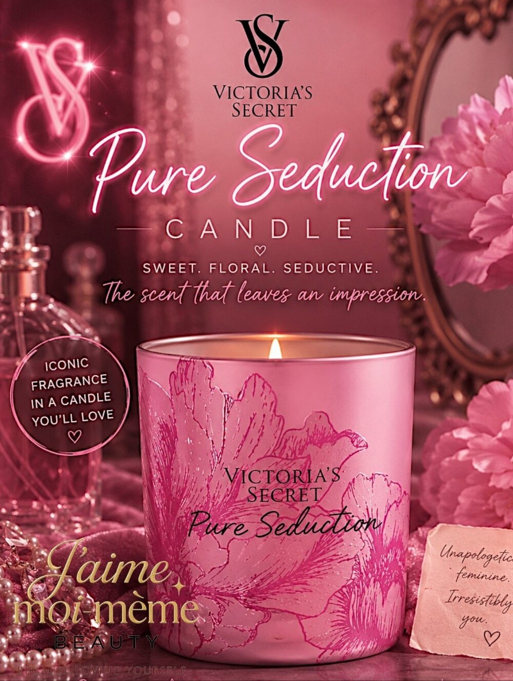 VICTORIA'S LIMITED EDITION SECRET PURE SEDUCTION CANDLE - NEW IN BOX